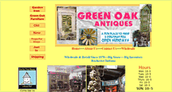 Desktop Screenshot of greenoakantiques.com