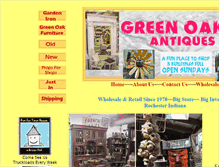 Tablet Screenshot of greenoakantiques.com